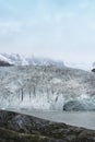 Patagonian landscape. Glacier detail and rocks. Argentina Royalty Free Stock Photo