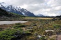 Patagonian Landscape in the national Park Los Glaciales Royalty Free Stock Photo