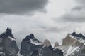Patagonian landscape. Torres del Paine peaks. Chile