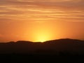 Patagonian Sunset, Argentina Royalty Free Stock Photo