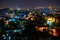 Patan and Kathmandu illuminated for Tihar Royalty Free Stock Photo