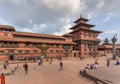 Square durbar in Patan, ancient city in Kathmandu Valley