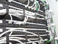 Patch panel Royalty Free Stock Photo