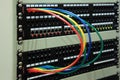 Patch panel Royalty Free Stock Photo