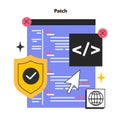 Patch software. Operating system updates that address security vulnerabilities