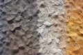 patch of volcanic sand in varying degrees of coarseness Royalty Free Stock Photo