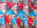 Patchwork blanket seamless texture Royalty Free Stock Photo