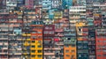 The patchwork of buildings both modern and historic illustrates the diverse and evolving nature of urban architecture in