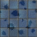 Patchwork of denim fabric