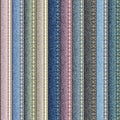 Patchwork of denim fabric