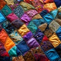 Patchwork Dreams: A Macro Dive into Multifaceted Textures