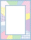 Patchwork Frame, Pastels