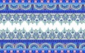 Patchwork Motif Flower border. Paisleys, Baroques, and ornaments digital motifs for decoration.