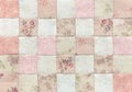 Patchwork Quilt , Basic pattern square Royalty Free Stock Photo