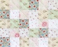Patchwork Quilt pattern Royalty Free Stock Photo