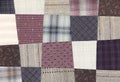 Patchwork Quilt pattern Royalty Free Stock Photo