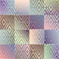 Patchwork of satin fabric Royalty Free Stock Photo