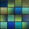 Patchwork of satin fabric Royalty Free Stock Photo