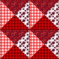 Patchwork seamless pattern texture background Royalty Free Stock Photo