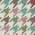 Patchwork textile pattern. Seamless quilting design background. Royalty Free Stock Photo