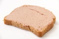 Pate on bread Royalty Free Stock Photo