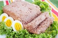 Pate with eggs