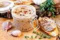 Pate in a jar Royalty Free Stock Photo