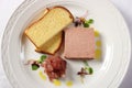 Pate served with French toast