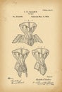 1879 Patent Corset history fashion invention