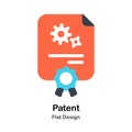Patent Flat Illustration