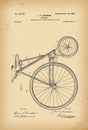 1899 Patent Velocipede Bicycle