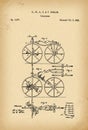 1869 Patent Velocipede Bicycle history invention