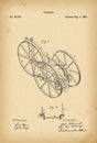 1869 Patent Velocipede Bicycle history invention