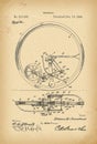 1894 Patent Velocipede Bicycle Unicycle history invention