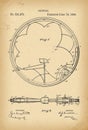 1894 Patent Velocipede Bicycle Unicycle history invention