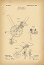 1899 Patent Velocipede crank Bicycle history invention