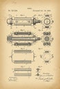 1894 Patent Velocipede pedal Bicycle history invention