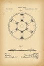 1897 Patent Velocipede sprocket wheel Bicycle archive history invention