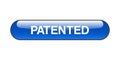 Patented button Royalty Free Stock Photo