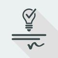 Patented idea - Vector web icon