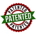 Patented label or sticker