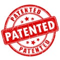 Patented rubber stamp