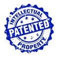 Patented stamp vector Royalty Free Stock Photo
