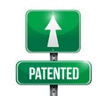 Patented street sign illustration design