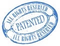 Patented vector stamp