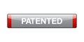 Patented button Royalty Free Stock Photo