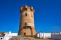 Paterna tower Valencia and chimneys of cave houses