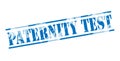 Paternity test blue stamp