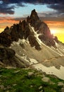 Paternkofel at sunset