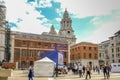 Paternoster Square, London, Uk - August 3, 2017: Street scene at Royalty Free Stock Photo